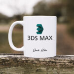 3D Tasarımcıya Hediye Kupa / 3D Max Tasarımlı İsme Özel Kupa