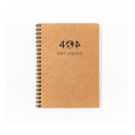 404 Not Found Tasarımlı Defter