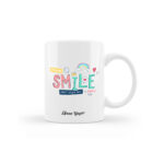 Smile Tasarımlı İsme Özel Kupa