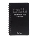 Kişiye Özel Hayattaki Her Hareket Önemlidir Tasarımlı Ahşap Kapaklı Defter