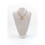 El Yapımı Ahşap Fil Figürlü Kolye