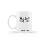 Ananas Tasarımlı İsme Özel Kupa