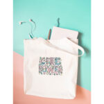 Girl Power Tasarımlı Gabardin Bez Çanta