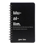 Muallim Tasarımlı Ahşap Kapaklı Defter