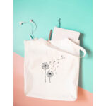 Karahindiba Tasarımlı Gabardin Bez Çanta