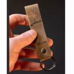 Küçük Prens Tasarımlı Hakiki Deri Anahtarlık