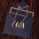 Sevgiliye Melek Kanat Kişiye Özel Kolye