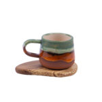 El Yapımı Seramik Fincan- Pinus