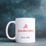 3D Tasarımcıya Hediye / Solidworks Tasarımlı İsme Özel Kupa