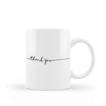 Thank You Tasarımlı Kupa