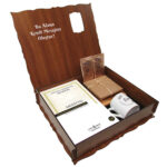 Pencere Tasarımlı Kişiye Özel Kitaplı Hediye Seti