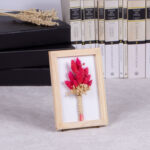 Doğal Çiçekli Dekoratif Ahşap Pano / Sessiz Çığlık