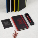 Yılbaşı Hediyesi Kişiye Özel Premium Kırmızı Ajanda Kalem Hediye Seti