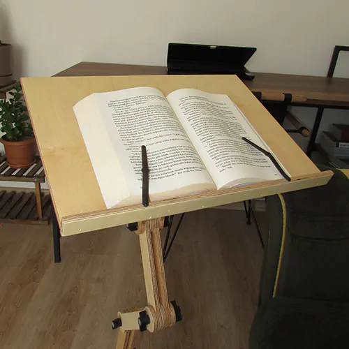Ayarlanabilir Kitap Okuma Sehpası-Kitap Laptop Standı - Görsel 3