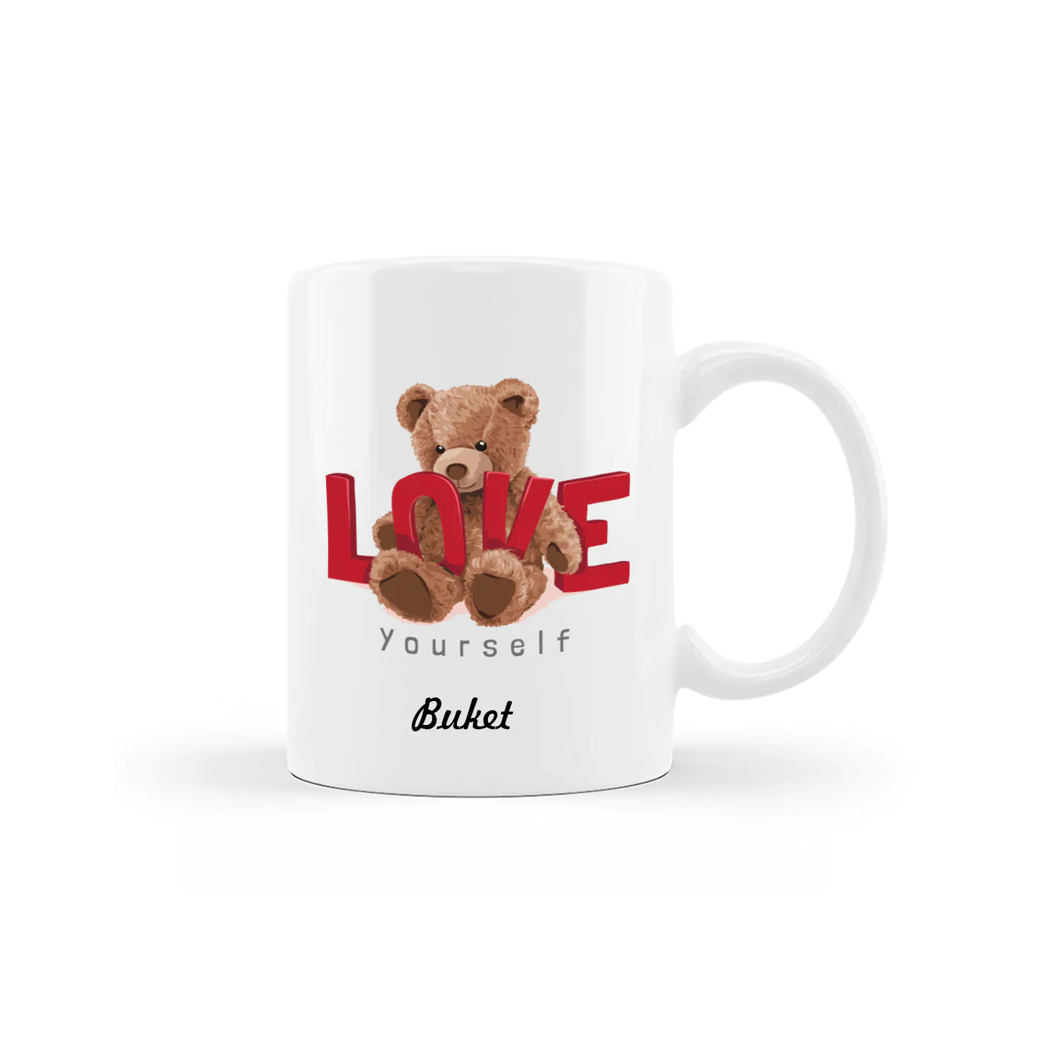 ayicik-sever-isme-ozel-kupa.jpg Ayıcıksever Tasarımlı İsme Özel Kupa - Görsel 1