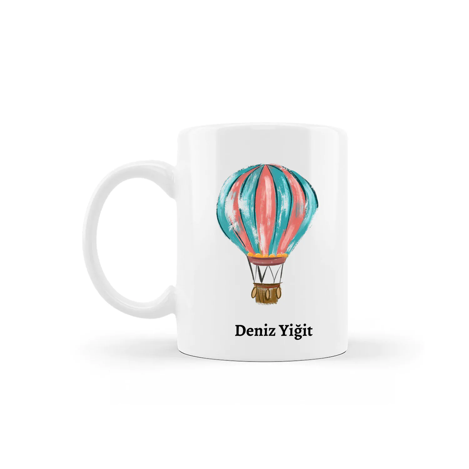 Balon Tasarımlı İsme Özel Kupa - Görsel 1