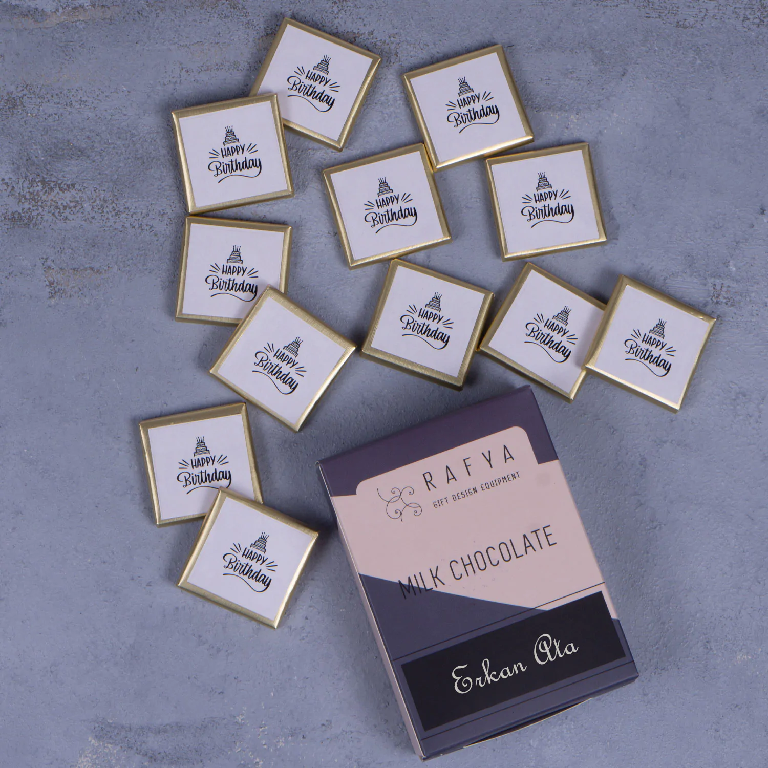 Doğum Günü Temalı İsme Özel Çikolata Model 5 - Görsel 1
