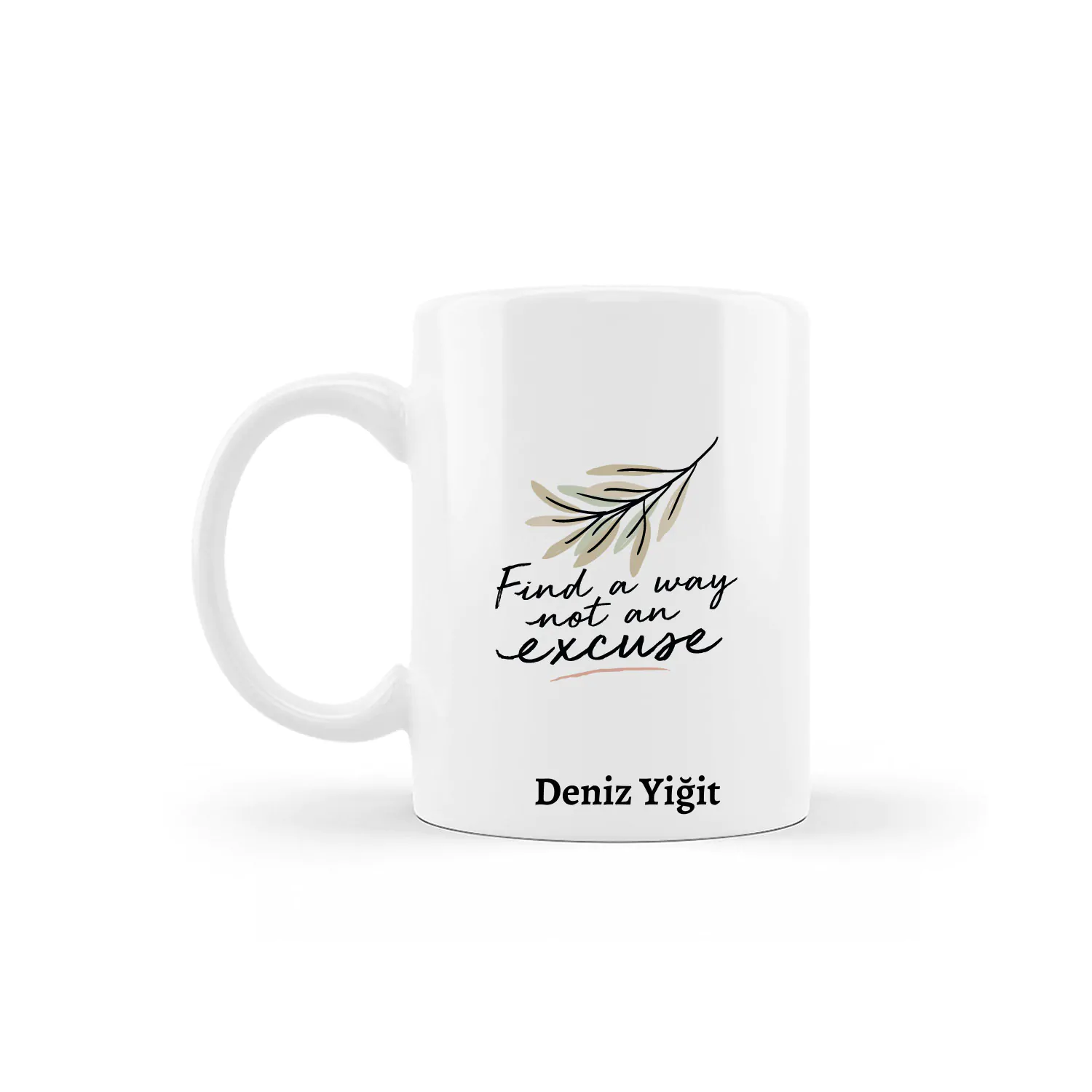 Çözüm Üretme Tasarımlı İsme Özel Tasarımlı Kupa - Görsel 1