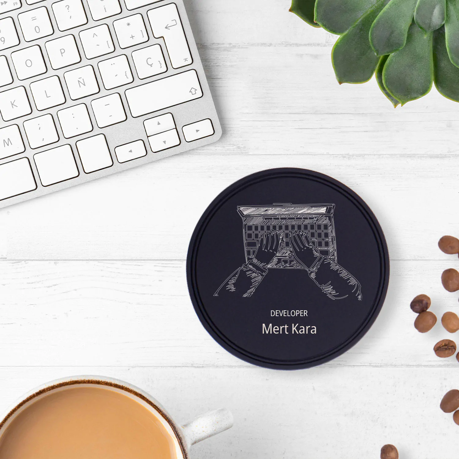 Developer Kupa Altlığı - Görsel 1