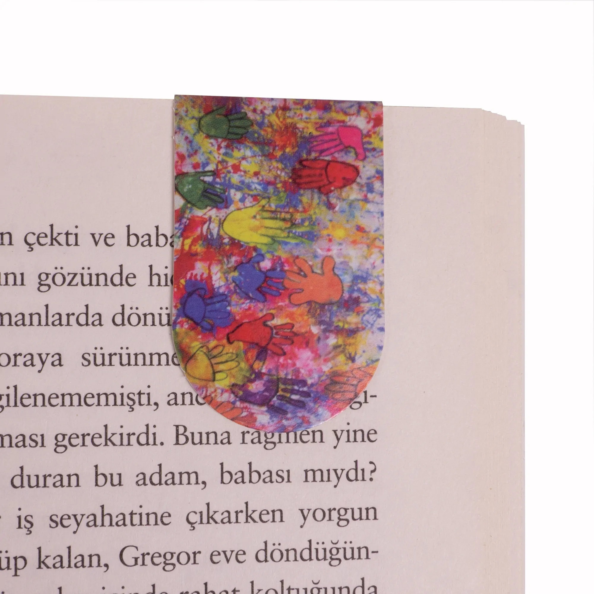 Renkli Eller Kitap Ayracı - Görsel 1