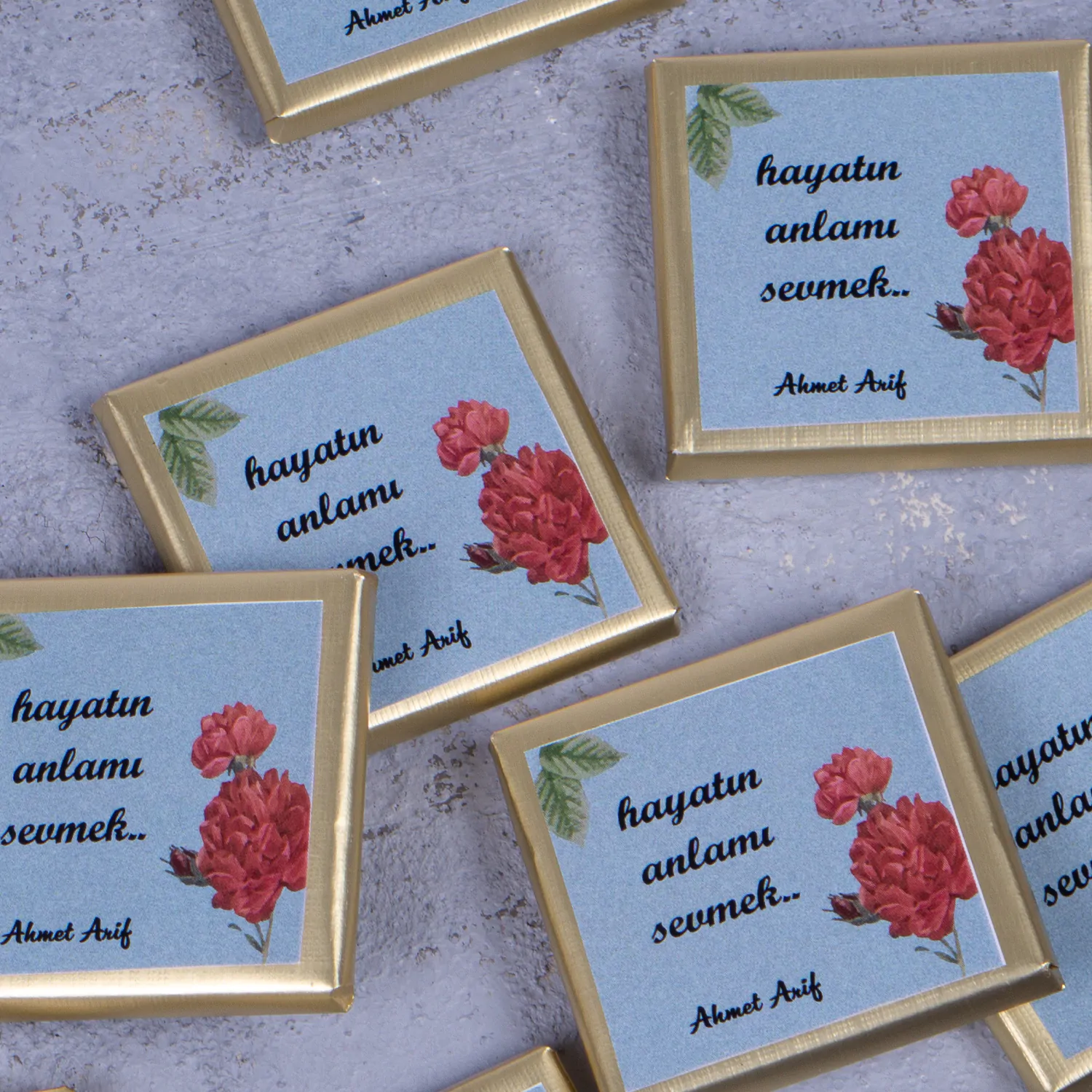 Şiirli İsme Özel Çikolata - Görsel 2