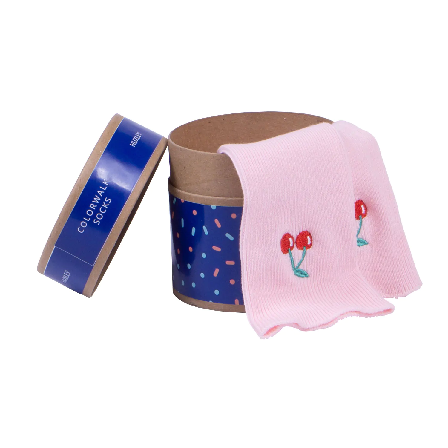 Kiraz Desenli Unisex Çorap - Görsel 1