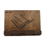 Kitap Tasarımlı Ahşap Kitap Standı