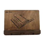 Kitap Tasarımlı Ahşap Kitap Standı