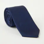 Lacivert Erkek Jakarlı Kravat