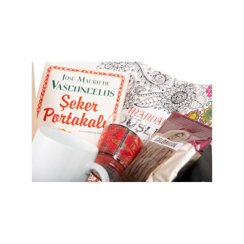 Mandala Desenli Şeker Portakalı Kitaplı Hediye Seti - Görsel 3