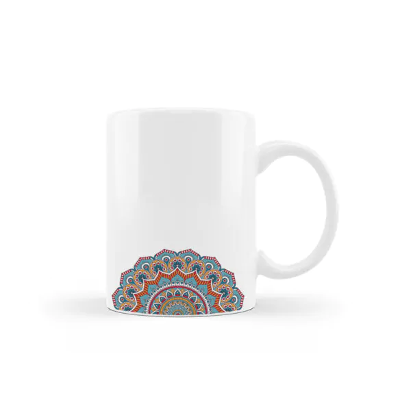 Mandala Tasarımlı Kupa