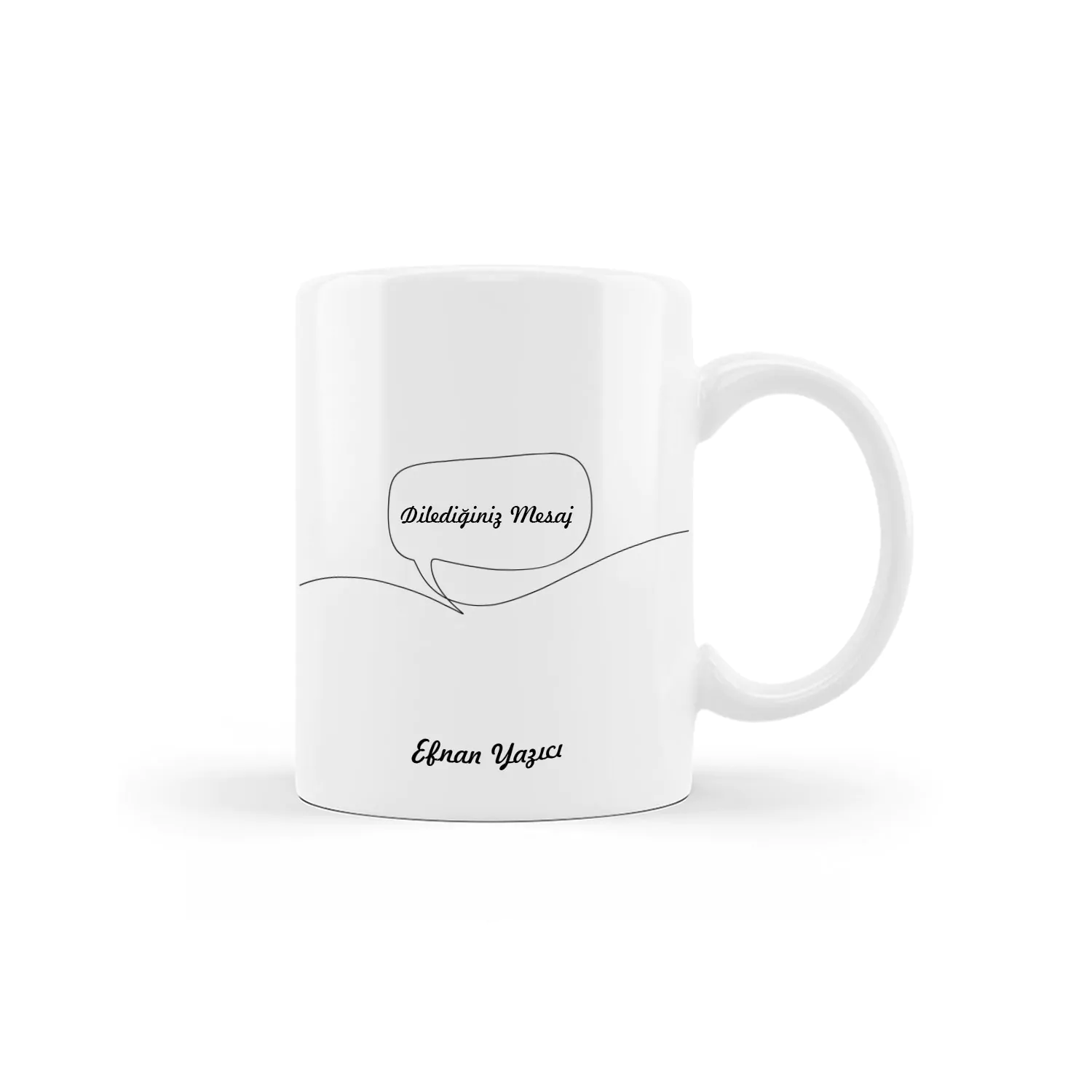 Mesajlı Kişiye Özel Kupa - Görsel 1