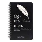 Öğretmen Tasarımlı Kişiye Özel Ahşap Kapaklı Defter