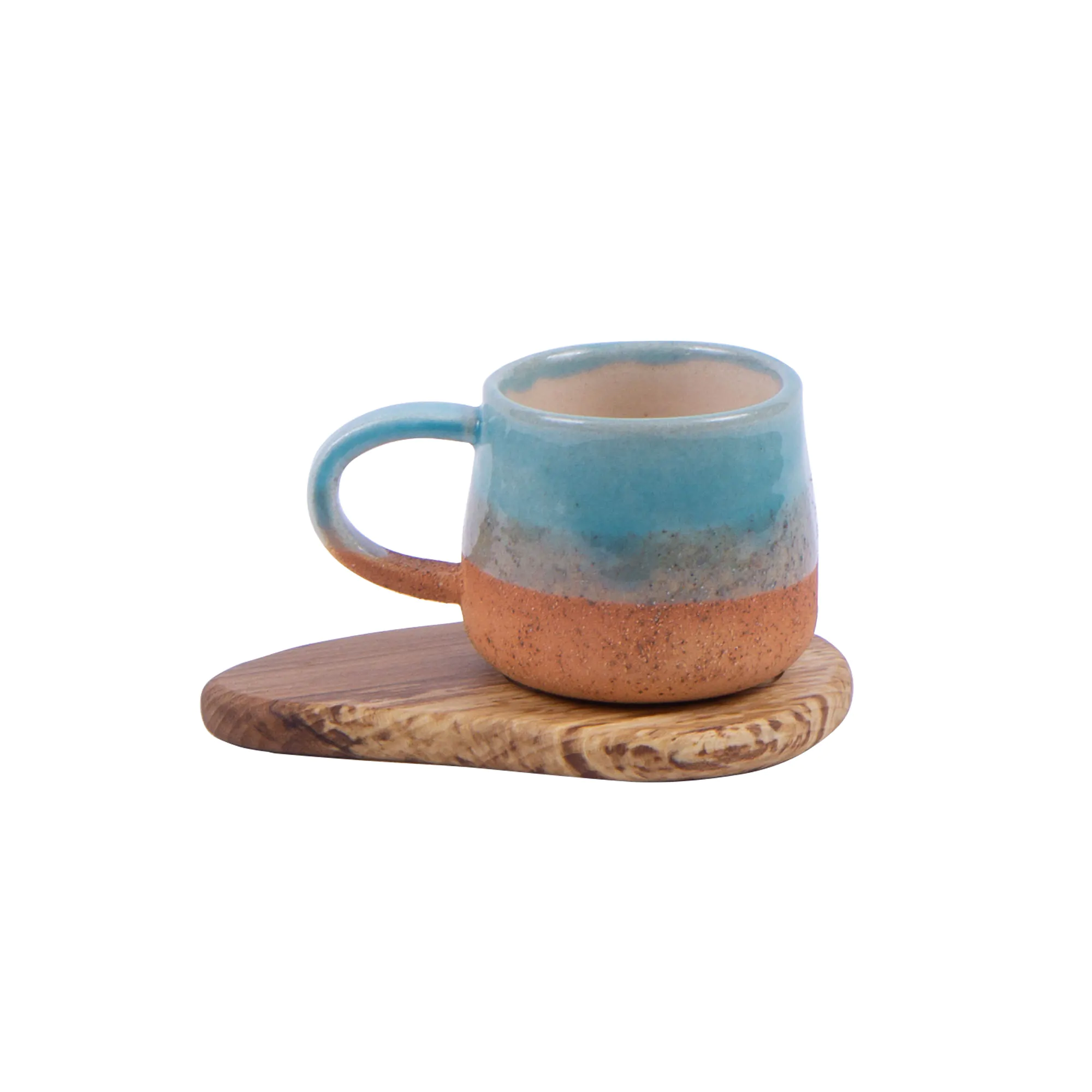 El Yapımı Seramik Fincan - Myosotis - Görsel 1