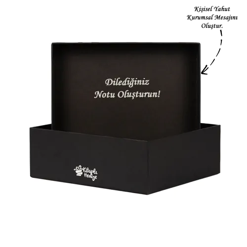 Siyah Kraft Kaplamalı Set Kutusu - Görsel 5