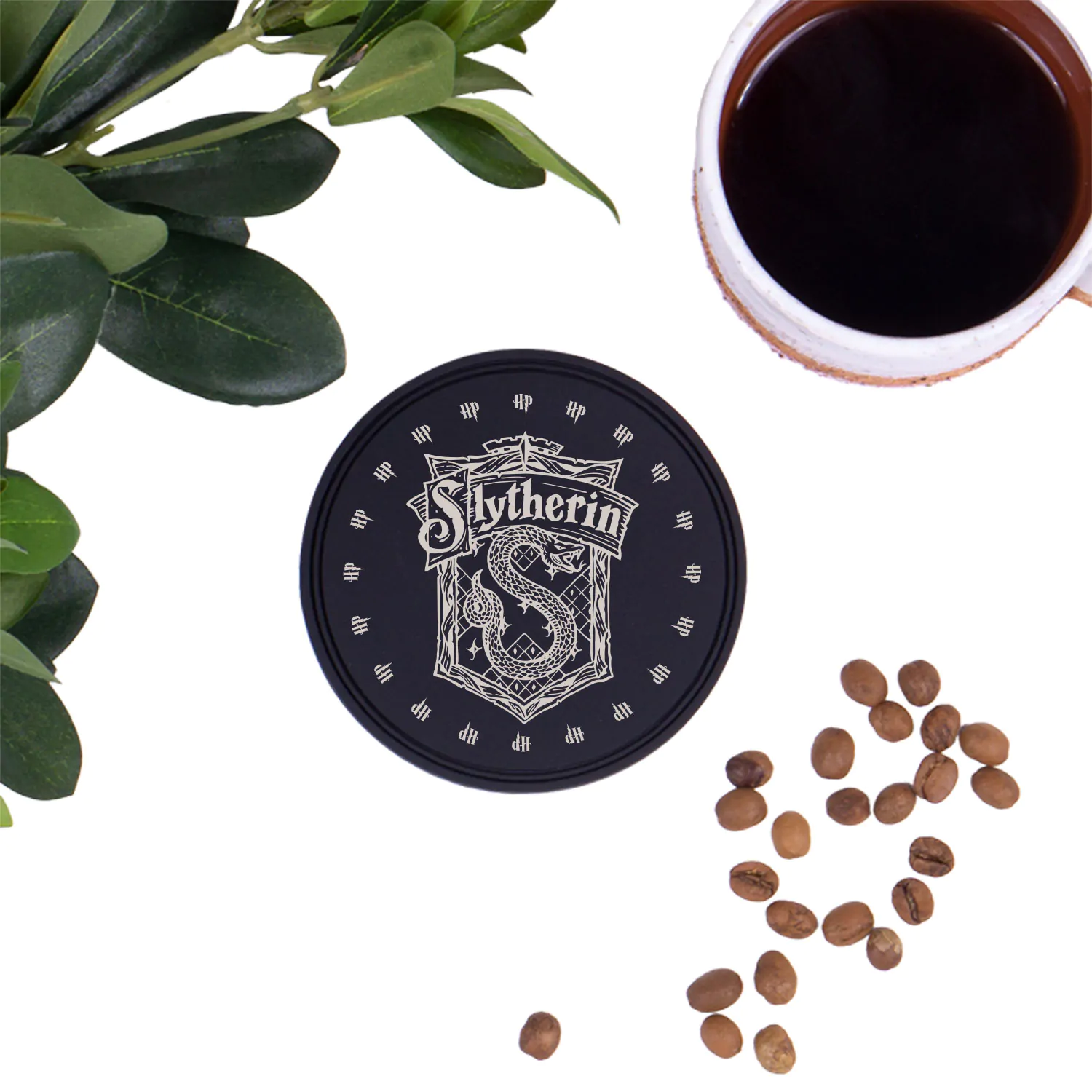 Harry Potter Slytherin Tasarımlı Kupa Altlığı - Görsel 1