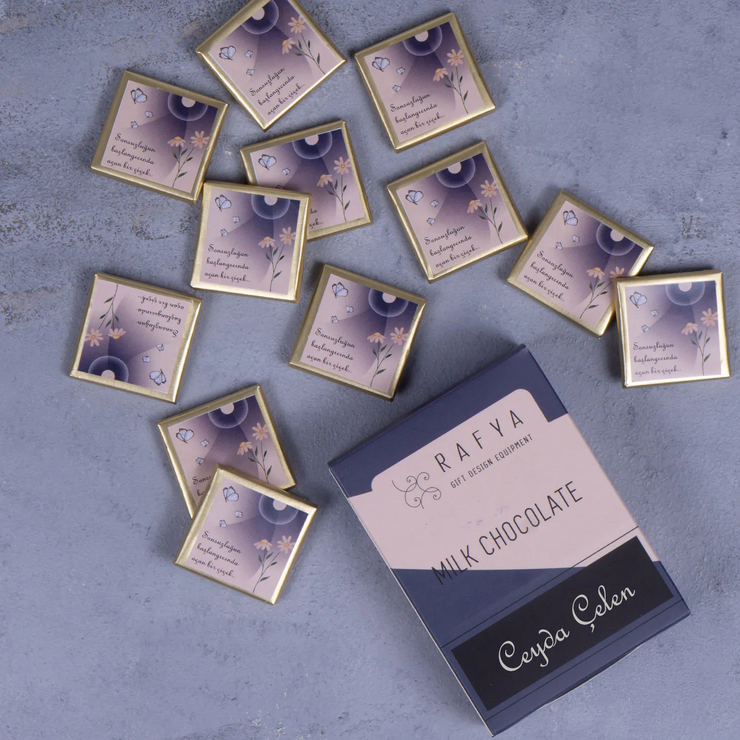 Sonsuzluğun Başlangıcında Temalı İsme Özel Çikolata - Görsel 1