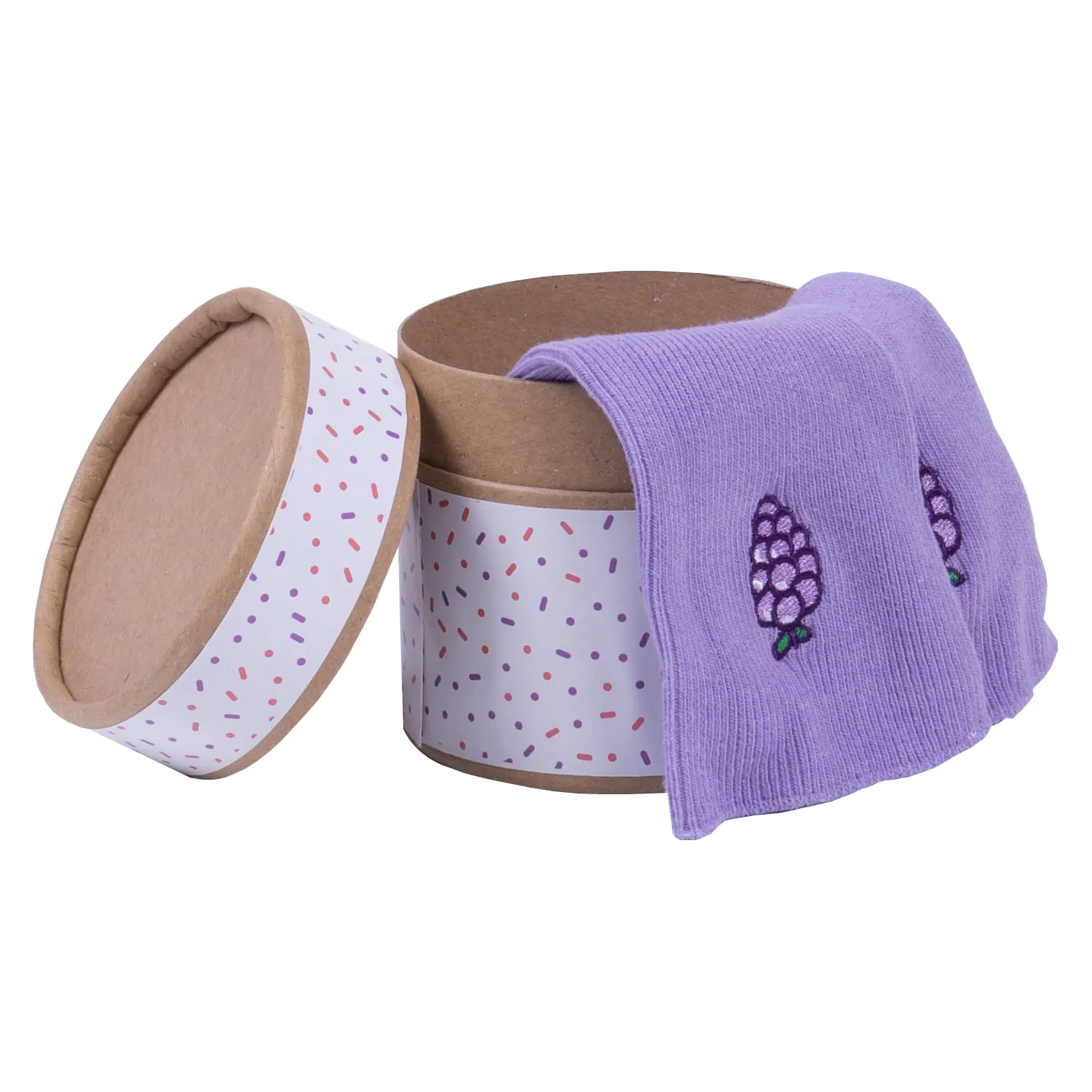 uzum-desenli-unisex-corap.jpg Üzüm Desenli Unisex Çorap - Görsel 1