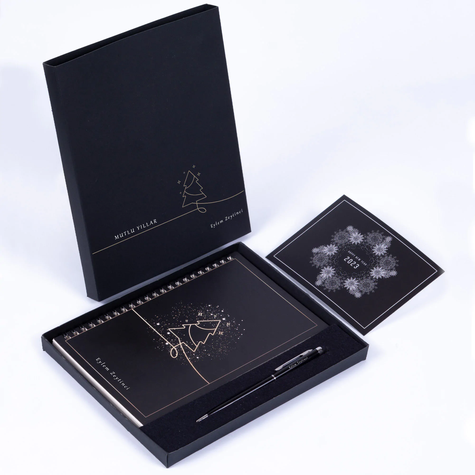 Minimal Yılbaşı Hediye Seti - Görsel 1