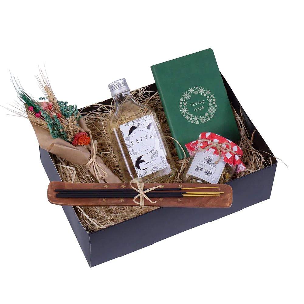 Kar Tanesi Temalı İsme Özel Hediye Kutusu - Görsel 1