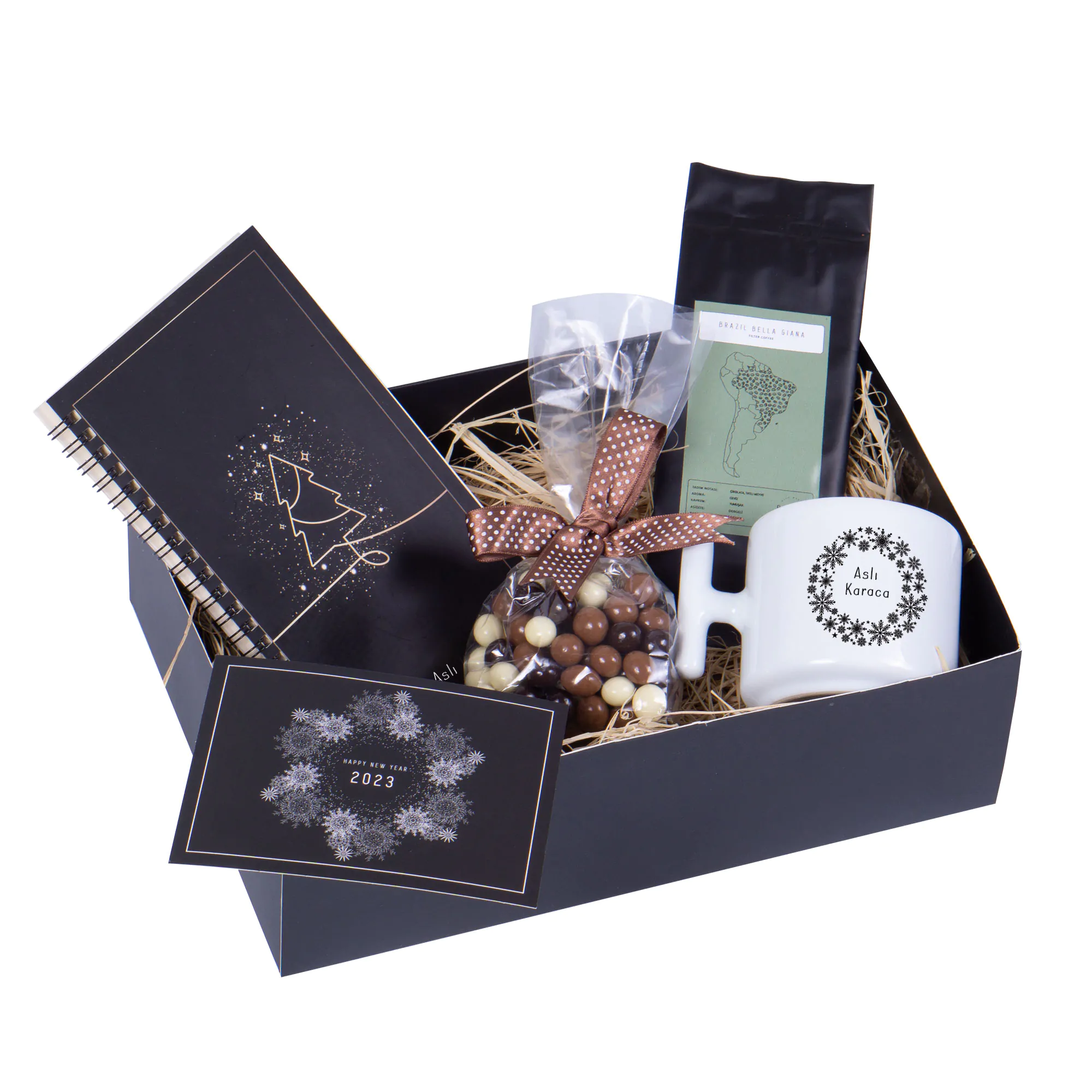 2024 Yılbaşına Özel Tatlı Başlangıçlar Hediye Kutusu - Görsel 1