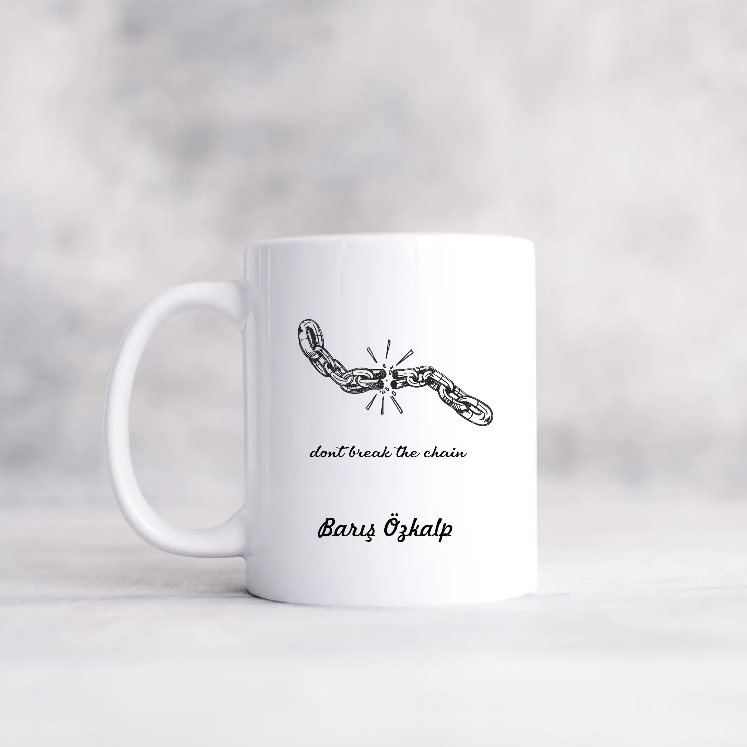 Zinciri Kırma / Don't Break The Chain / Kişiye Özel Motivasyon Hediyesi - Görsel 3