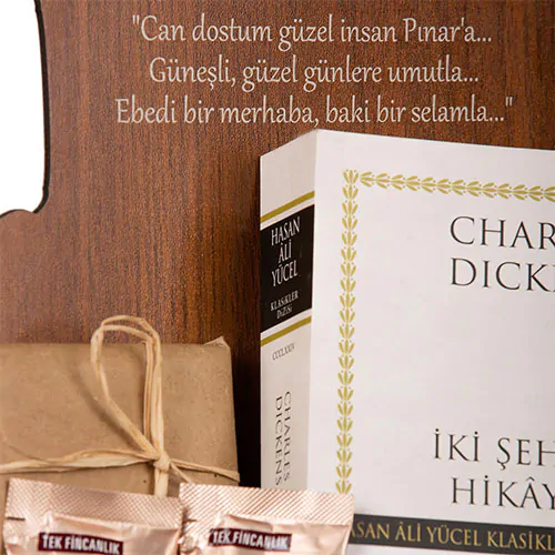 Pencere Tasarımlı Kişiye Özel Kitaplı Hediye Seti - Görsel 3