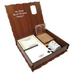 Pencere Tasarımlı Kişiye Özel Kitaplı Hediye Seti