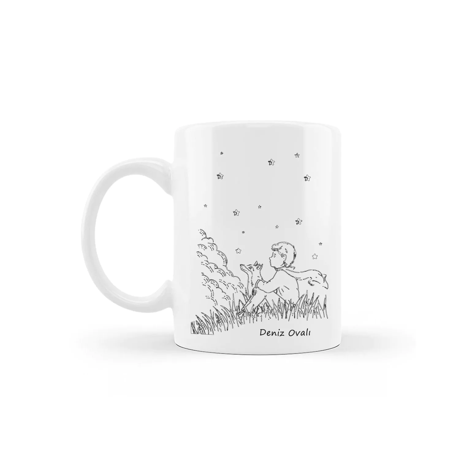 aaaaaaaaaaaaaaaaaaaaaaa Kişiye Özel Küçük Prens Tasarımlı Kupa - Görsel 1