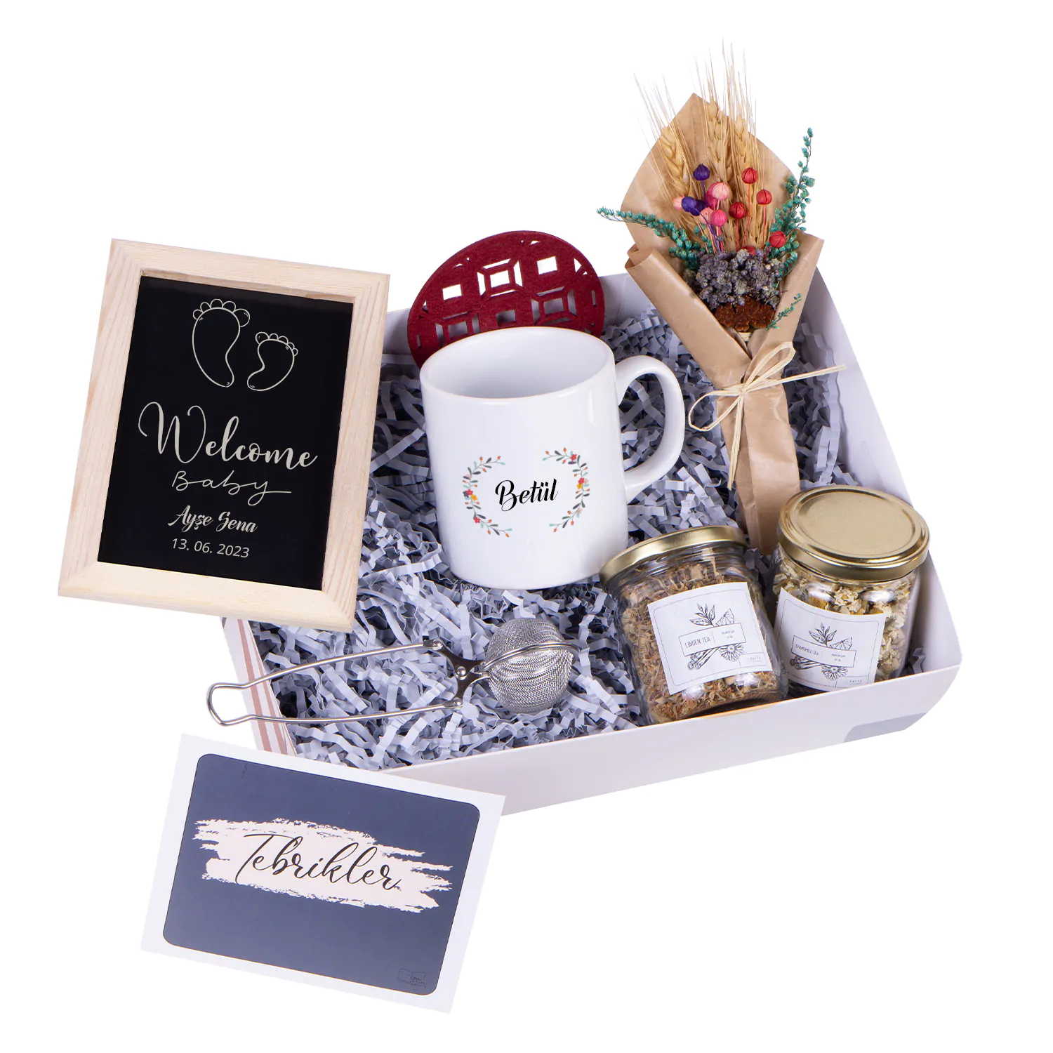 lohusa-anneye-hediye- Annelik Serüvenine Hoş Geldin Hediye Kutusu - Görsel 1